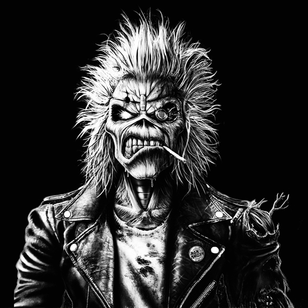 Eddie fali kép (Iron Maiden) keretezve - Image 2