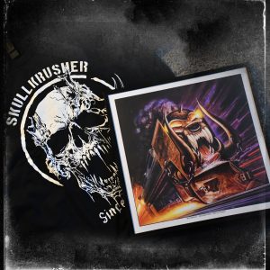 Motörhead keretezett fali kép ajándék Skullkrusher pólóval